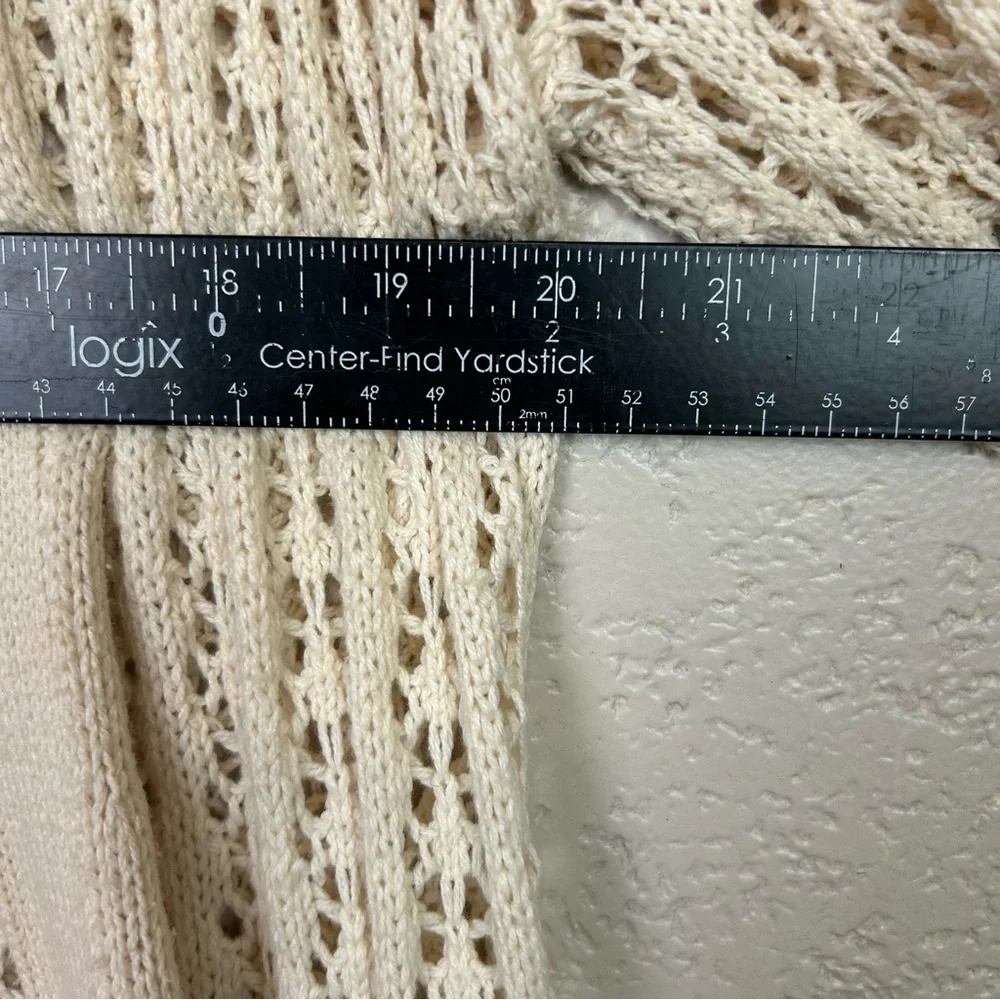 Kimchi Blue Cream Open-Knit Cardigan‎